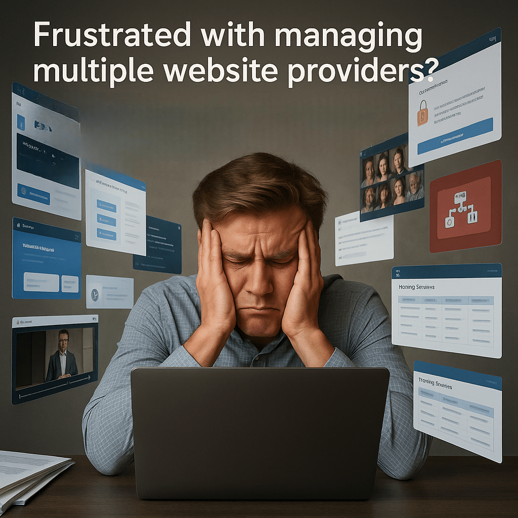 Frustrated business owner