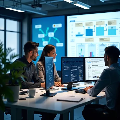 Modern office environment